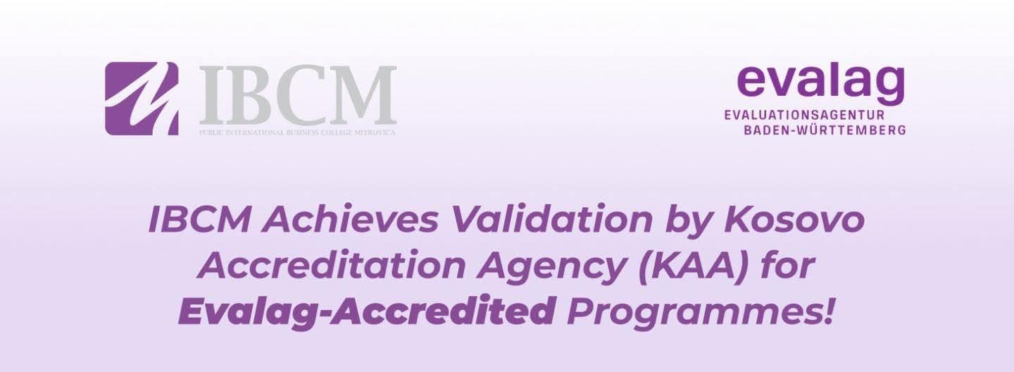 IBCM Officially Accredited: All Evalag Programmes Validated by KAA!
