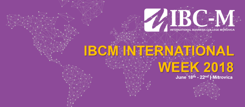 Announcement of the 1st IBCM International Week 2018