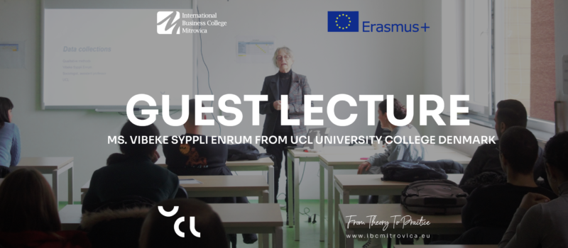 Guest Lecture from ULC professor Vibeke Syppli Enrum