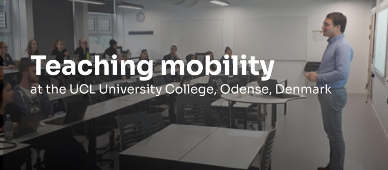 Teaching mobility at the UCL University College, Odense, Denmark