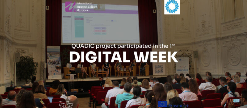 IBC-M team engaged in QUADIC project participated in 1st international digital event titled as “DIGITAL WEEK”